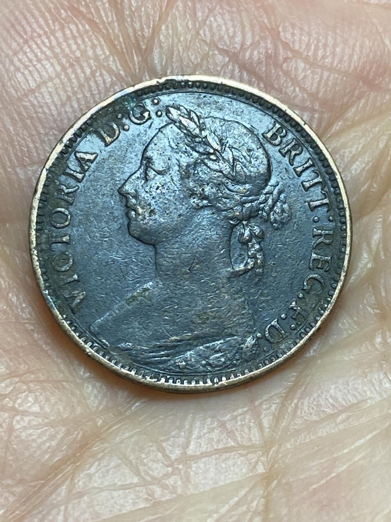 2026年第一场(总第一百七十场）外国好品散币场(免佣金) 英国🇬🇧1882年1法新(维多利亚女王第三版，H标喜敦厂造)