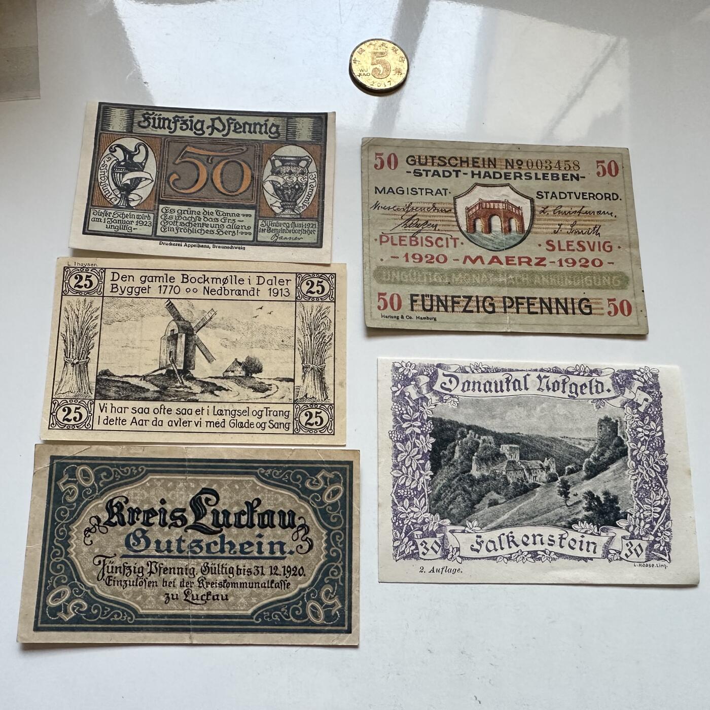 🌹外币初藏🌹🐯2025年第147场  每周二四六晚8️⃣点 接代拍 德国一战时期紧急币—10