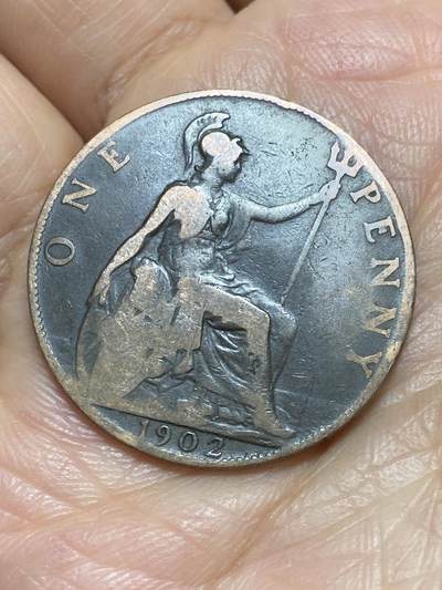 2026年第一场(总第一百七十场）外国好品散币场(免佣金) - 英国🇬🇧1902年1便士(爱德华七世加冕年，首发年)