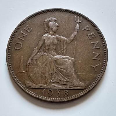 🌹外币初藏🌹🐯2025年第147场  每周二四六晚8️⃣点 接代拍 - 英国1938年一便士 b