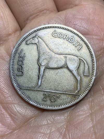 2026年第一场(总第一百七十场）外国好品散币场(免佣金) - 爱尔兰🇮🇪1959年1/2克朗(等值2先令6便士，共和国时期第一套第二版)