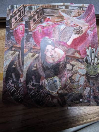 寸草不生拍卖 第十七期  - 焱卡文化燎原人间传刷子老师绘李娇儿幻彩折光双服饰2张