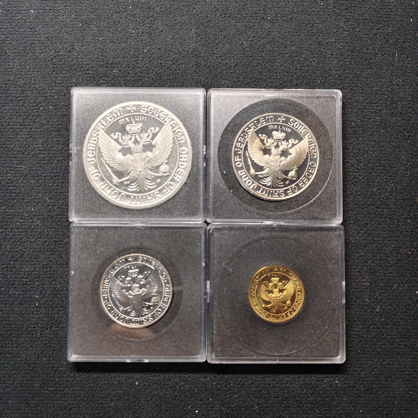 【全场包邮】纯粹捡漏拍491场（免费代拍第28场） 【少见】马耳他骑士团1965年马耳他之围400周年精制纪念套币-原盒-量3315