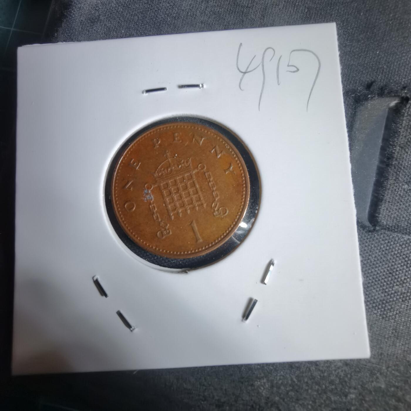 沼泽如烟--第949场 英国2000年1便士