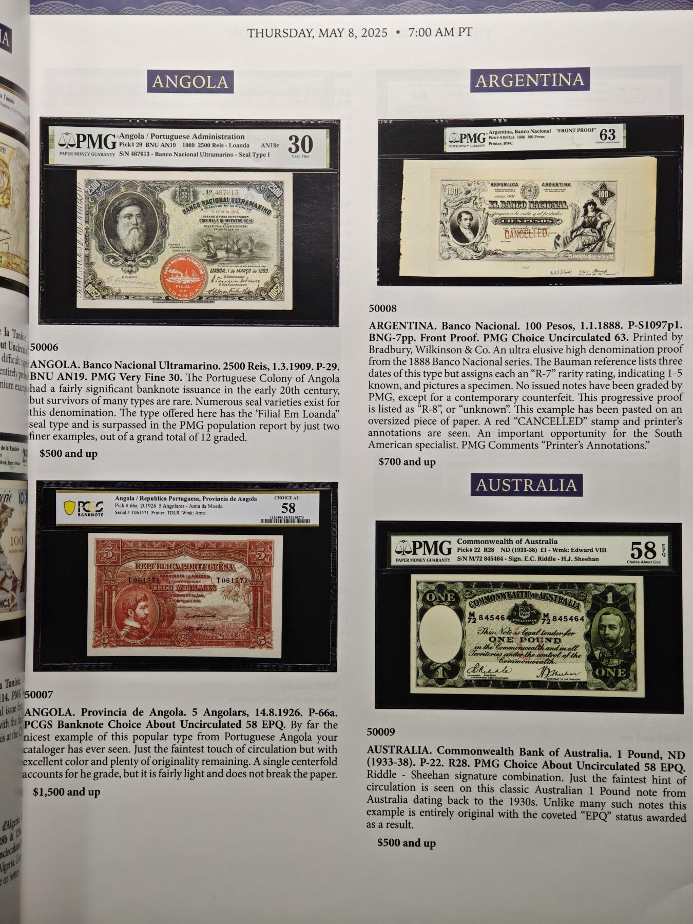 【德藏】世界币章拍卖第159期(元旦专场拍卖)