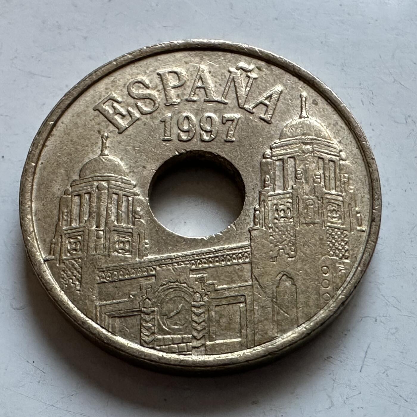 🌹外币初藏🌹🐯2025年第147场  每周二四六晚8️⃣点 接代拍 西班牙1997年25比塞塔