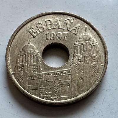 🌹外币初藏🌹🐯2025年第147场  每周二四六晚8️⃣点 接代拍 - 西班牙1997年25比塞塔