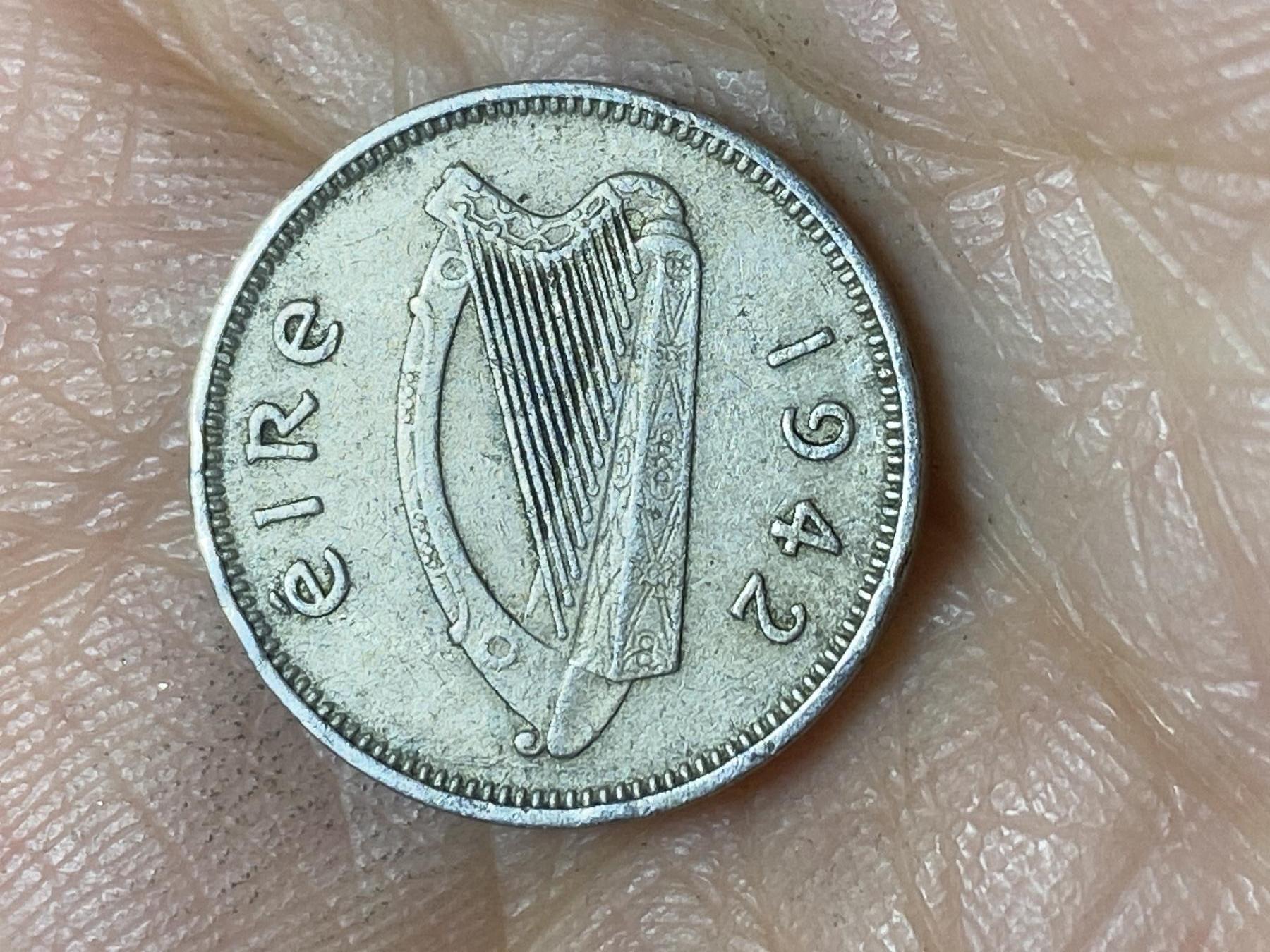 2026年第一场(总第一百七十场）外国好品散币场(免佣金) 爱尔兰🇮🇪1942年3便士(共和国时期第一套第二版)