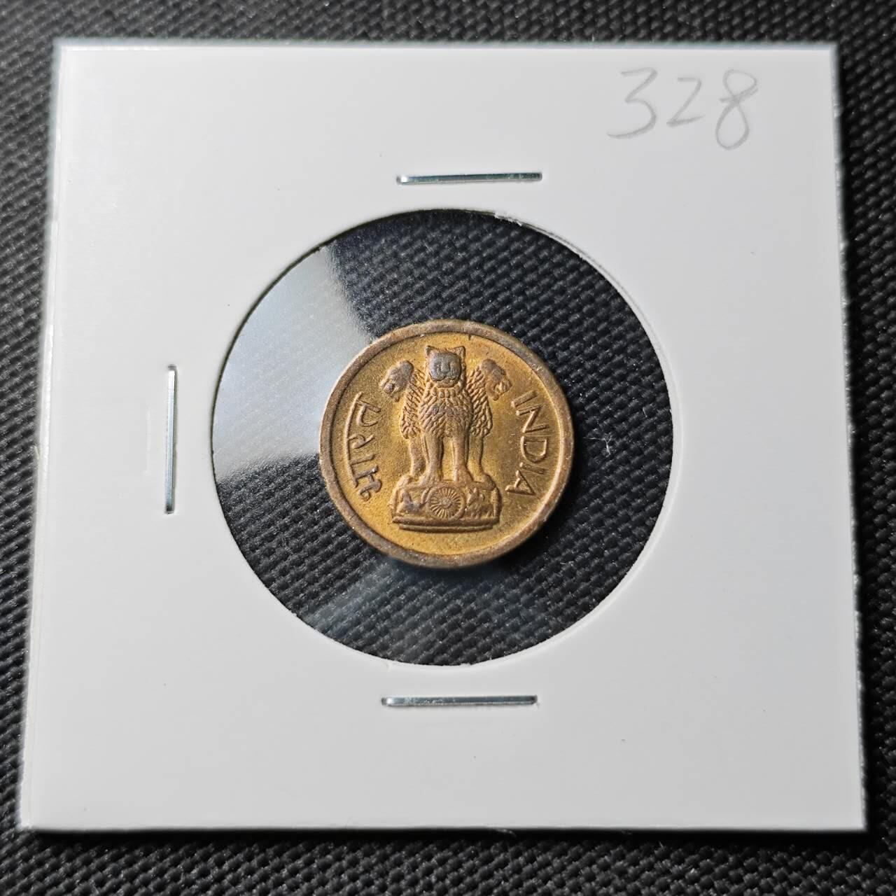 KK钱币收藏小铺 《套币 好品/批量散币专场》  2月预留时间 周末发货  1964印度1派沙铜币 好品