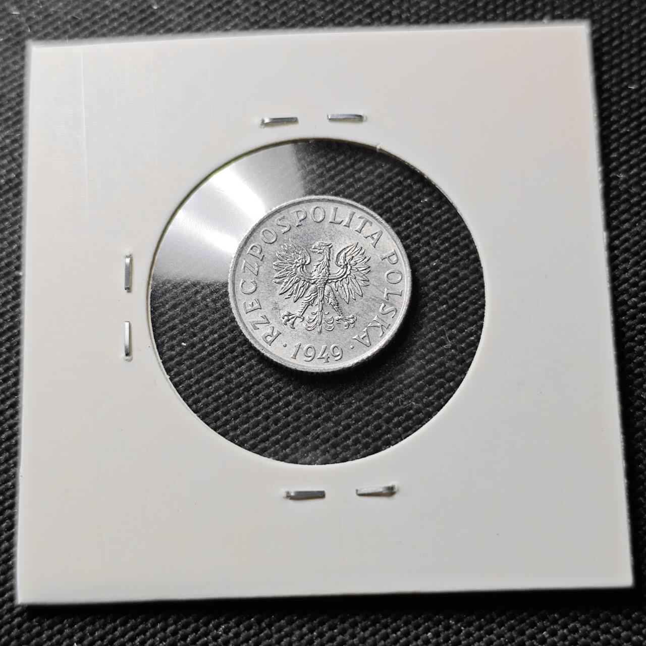 KK钱币收藏小铺 《套币 好品/批量散币专场》  2月预留时间 周末发货  1949波兰2格罗申 好品 少见年份