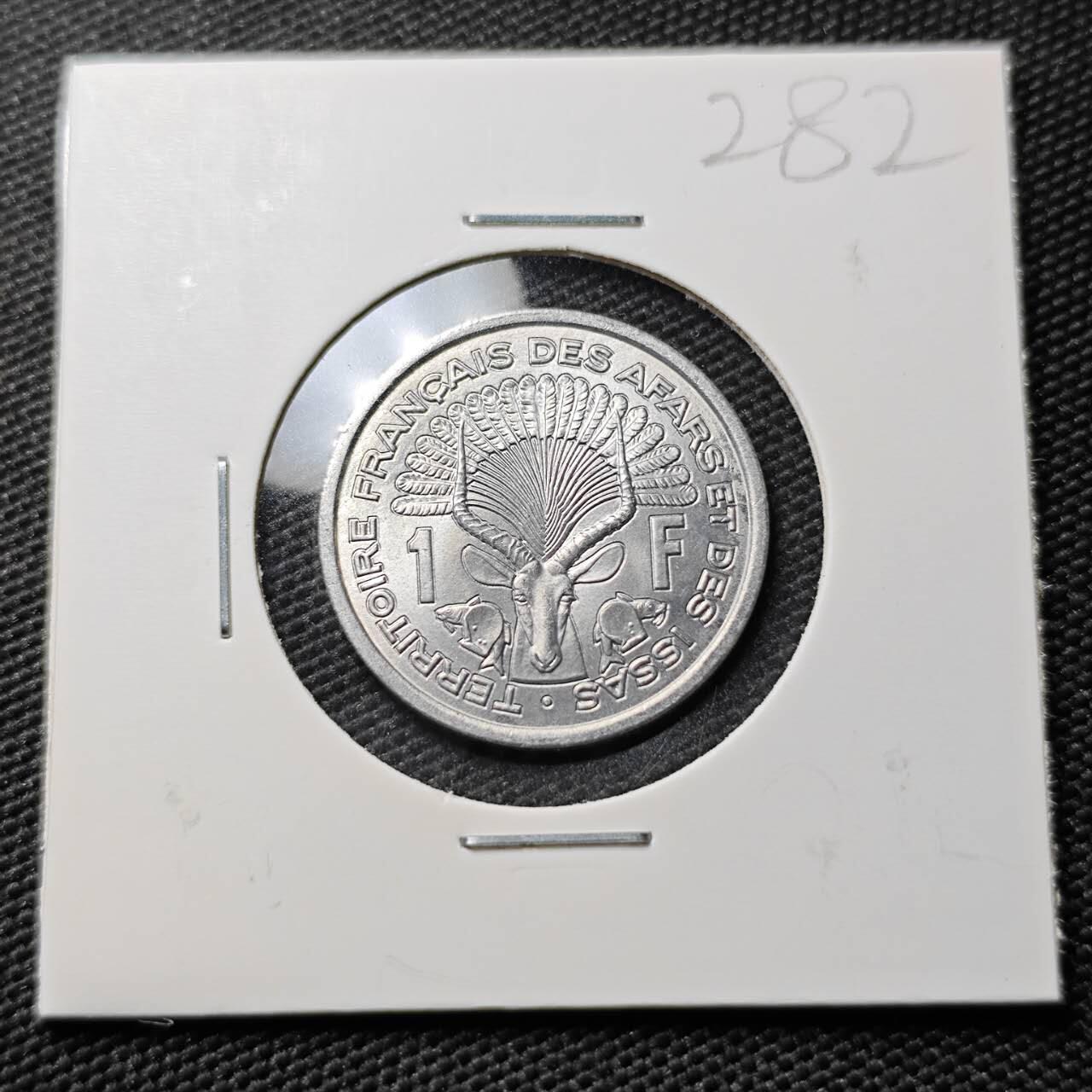 KK钱币收藏小铺 《套币 好品/批量散币专场》  2月预留时间 周末发货  1975法属伊萨1法郎 好品