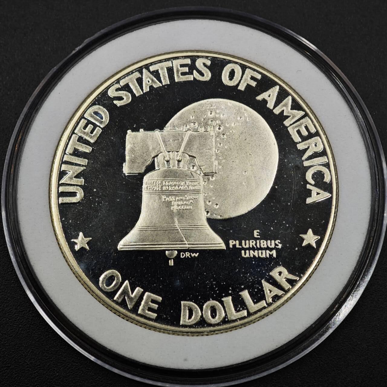 【淘币小摊】实时拍第八百三十七拍   散币银币场   满百包邮可预留二周 每周一统一发货   美国1976年建国200周年1元精制银币