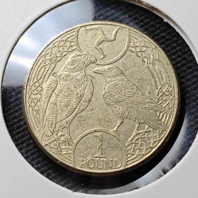 KK钱币收藏小铺 《套币 好品/批量散币专场》  2月预留时间 周末发货 - 2017 马恩岛1镑 