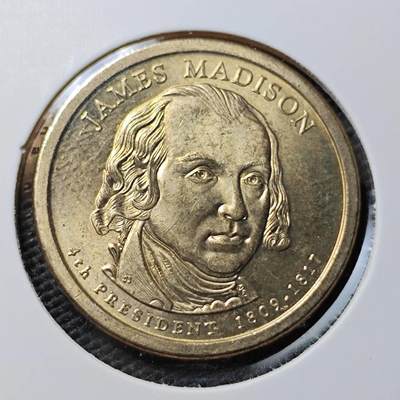 KK钱币收藏小铺 《套币 好品/批量散币专场》  2月预留时间 周末发货 -    美国总统纪念币1元 好品