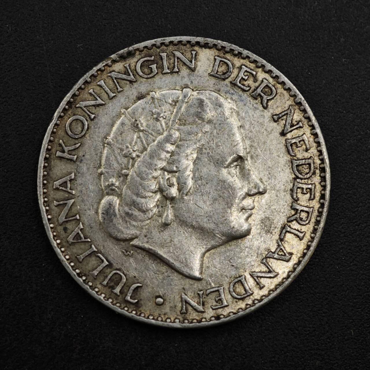 【淘币小摊】实时拍第八百三十七拍   散币银币场   满百包邮可预留二周 每周一统一发货   荷兰1955年1盾银币