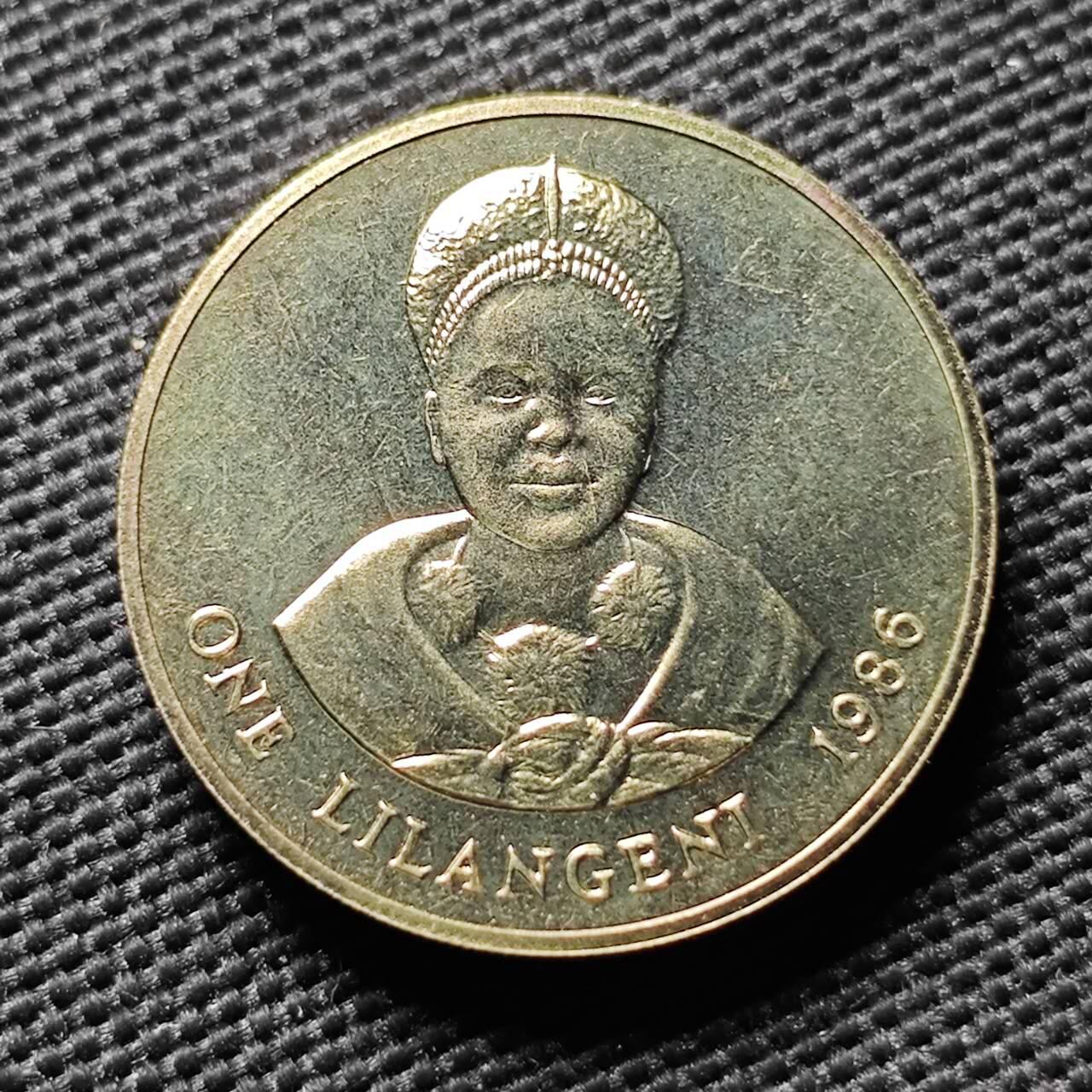 KK钱币收藏小铺 《套币 好品/批量散币专场》  2月预留时间 周末发货   1986斯威士兰1里兰吉尼 好品