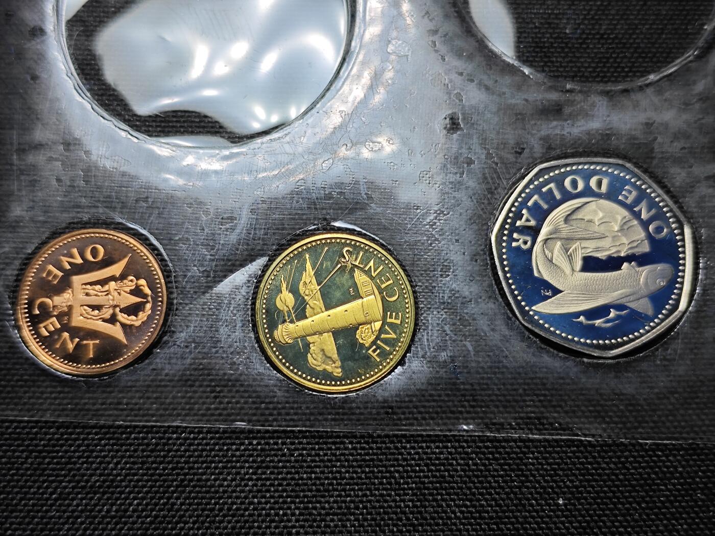 KK钱币收藏小铺 《套币 好品/批量散币专场》  2月预留时间 周末发货  巴巴多斯精制铜镍一组