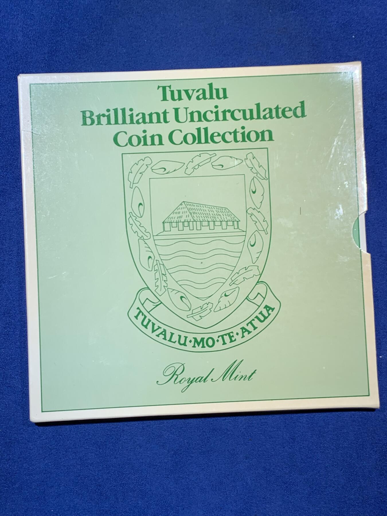 《竞宝斋》第453场 周日，周一 2场连拍 （全场包邮，欢迎送拍） 图瓦卢 1985年 海洋动物套七枚铜镍 英国皇家造币厂发行 相对少见的年份 细节见图