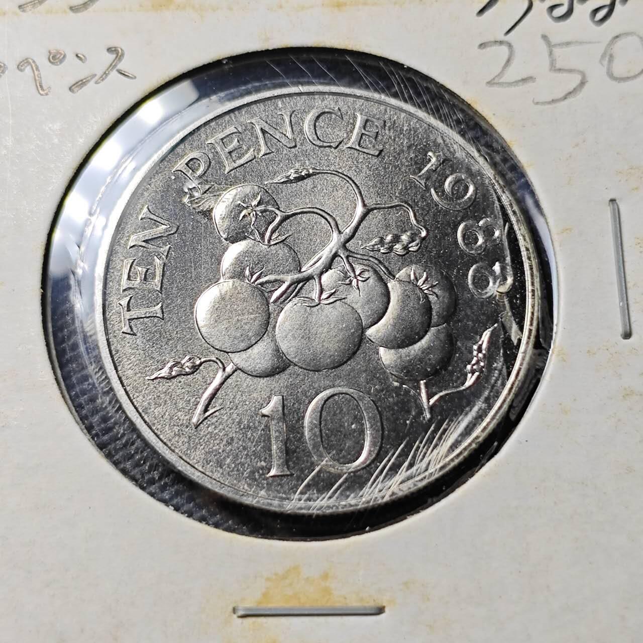 KK钱币收藏小铺 《套币 好品/批量散币专场》  2月预留时间 周末发货   1988泽西10便士 好品