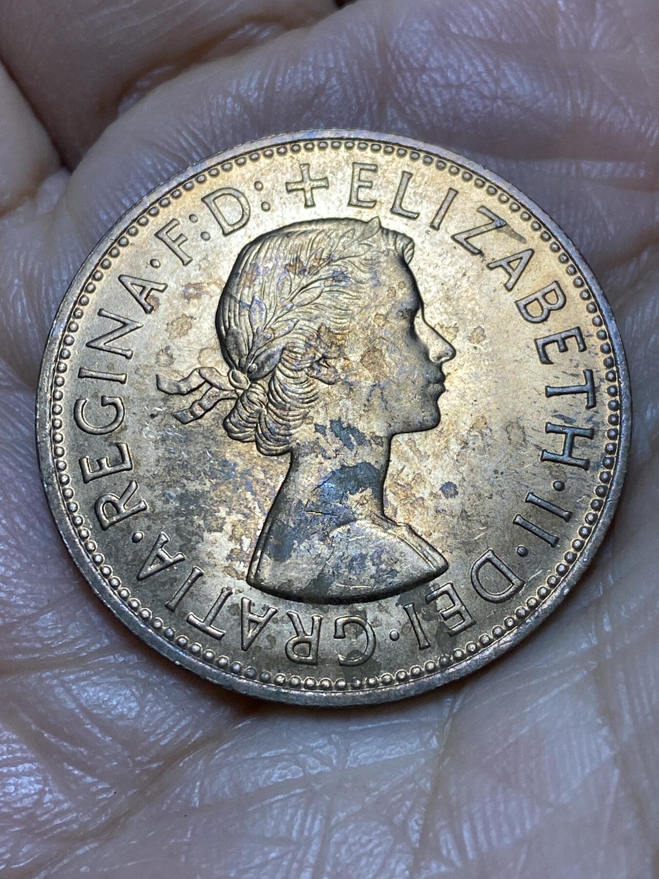 2026年第一场(总第一百七十场）外国好品散币场(免佣金) 原光好品–英国🇬🇧1967年1便士(伊丽莎白二世青年桂冠第二版，普制币关门年)