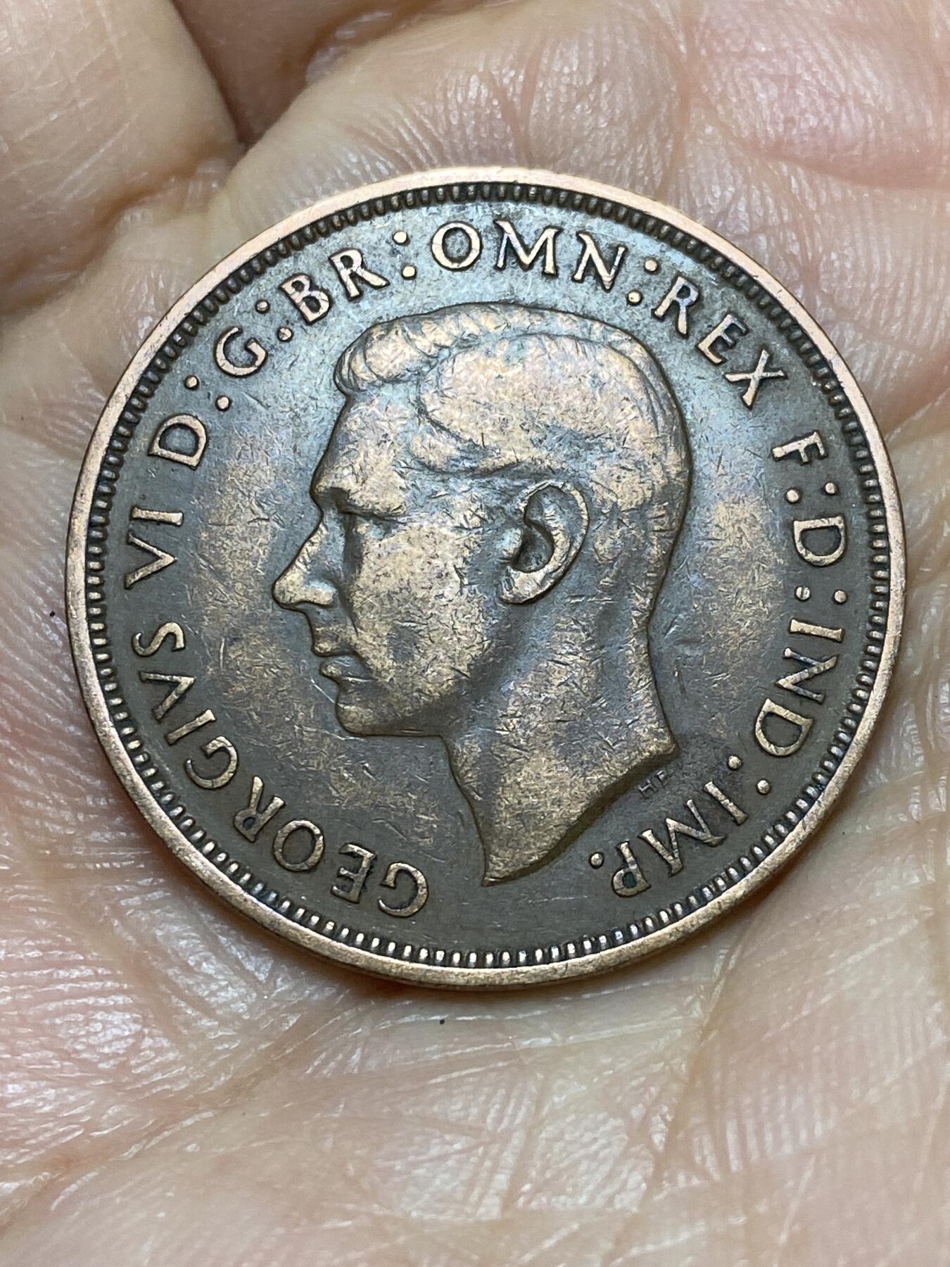 2026年第一场(总第一百七十场）外国好品散币场(免佣金) 英国🇬🇧1938年1便士(乔治六世第一版)