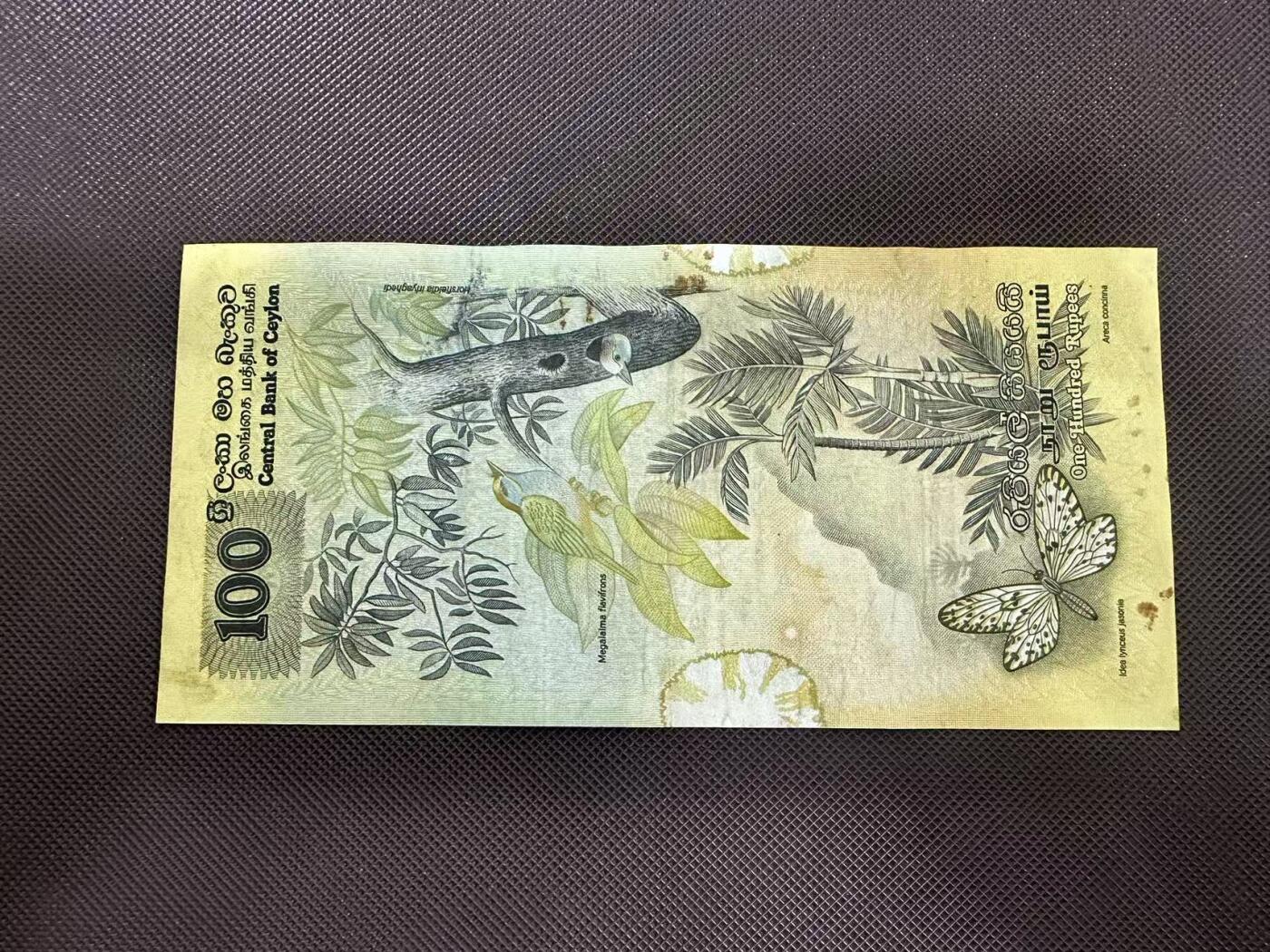 喜羊羊钱币收藏2025第11期(流通品相场) 斯里兰卡	P-88 1979年100卢比	品相如图，有锈点				Z/1 860907			