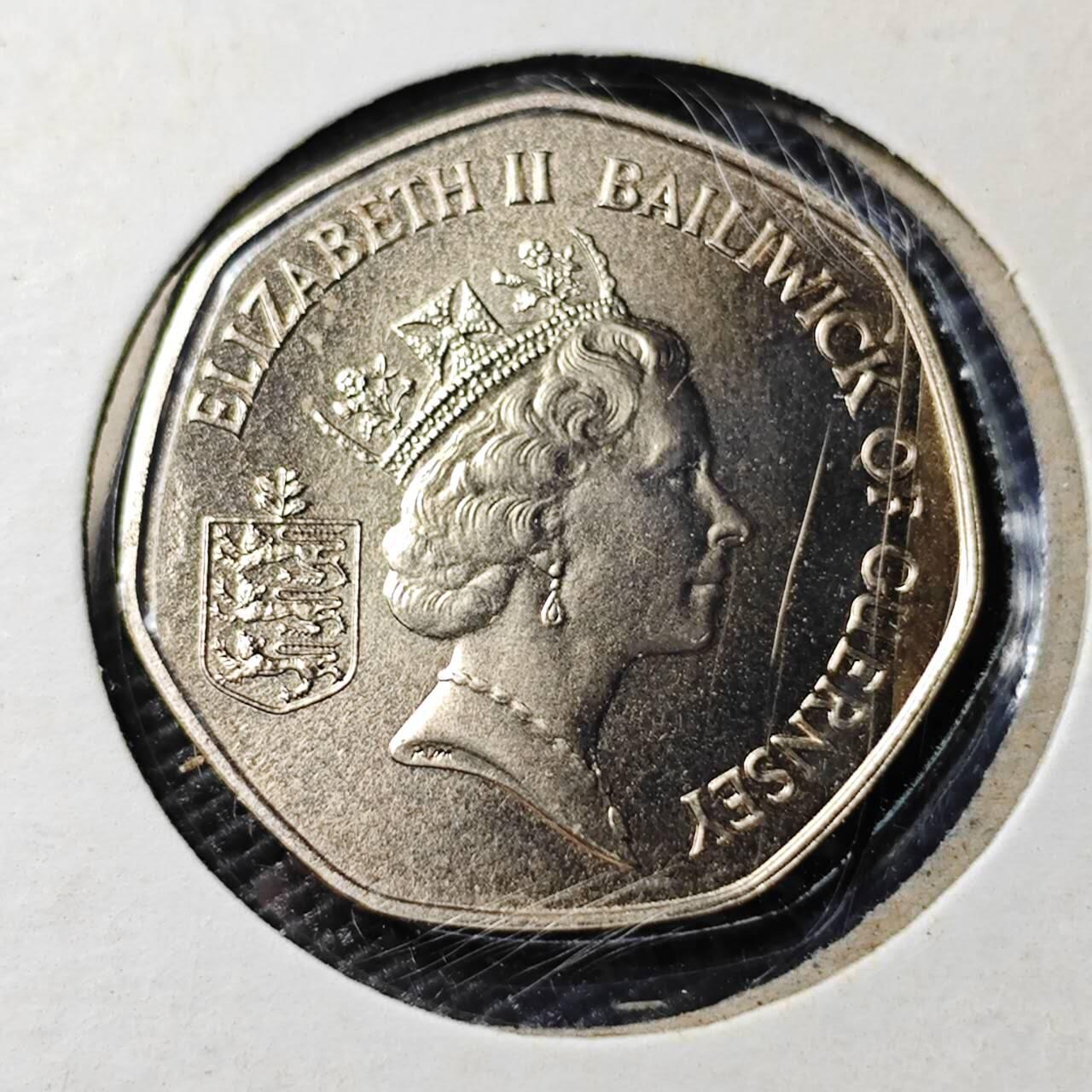 KK钱币收藏小铺 《套币 好品/批量散币专场》  2月预留时间 周末发货   1988泽西20便士 好品