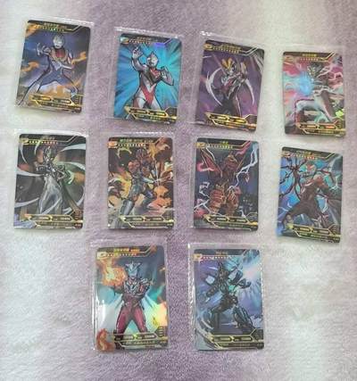 龙虎卡牌-七零场，2026首场，全场包邮！！（无佣金，周六结拍，欢迎送拍） - 【原膜】10张不重复 卡游奥特曼2弹 Xp卡