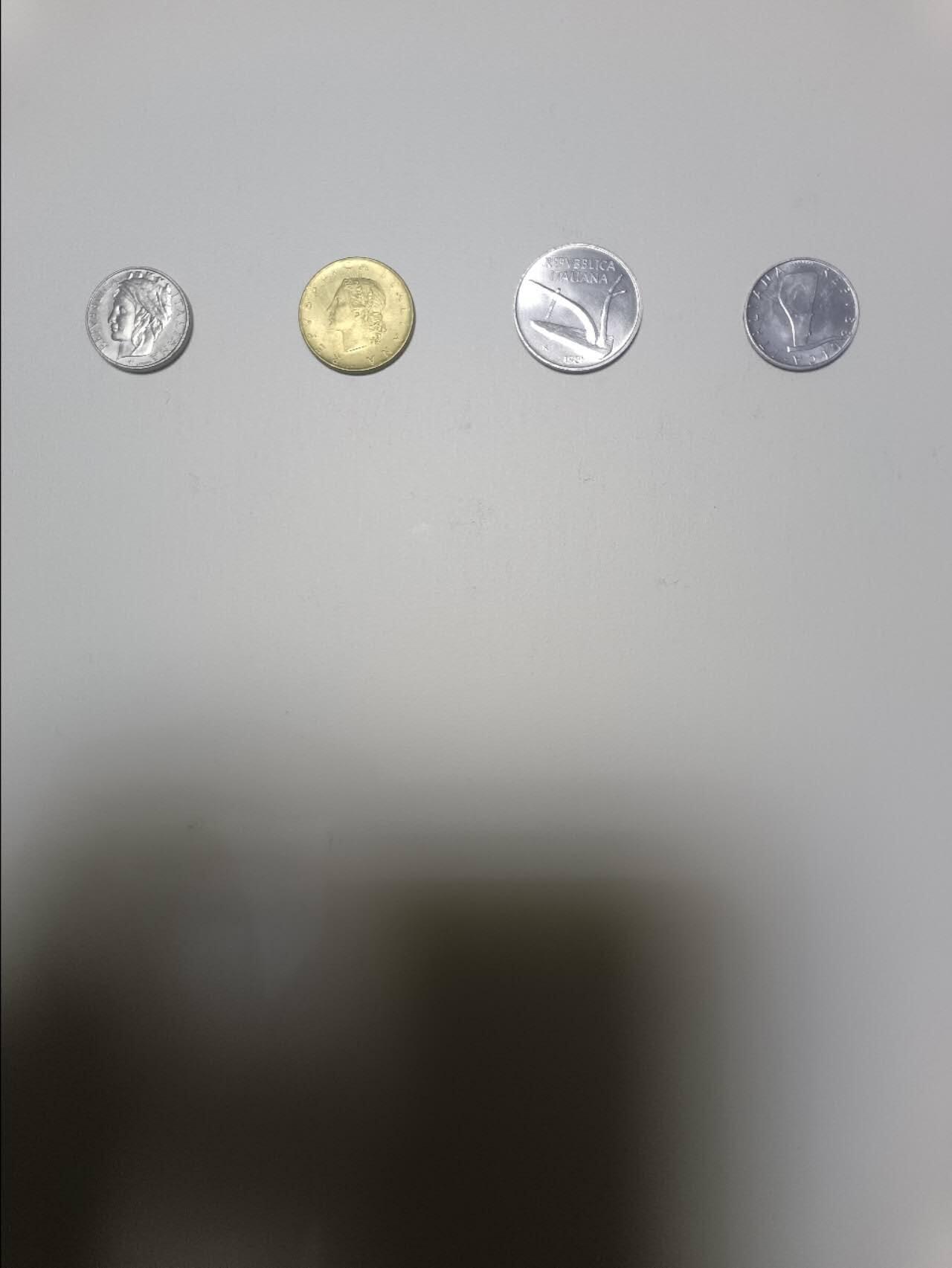 【20260101】非全新纸币和硬币第320场 意大利4枚硬币