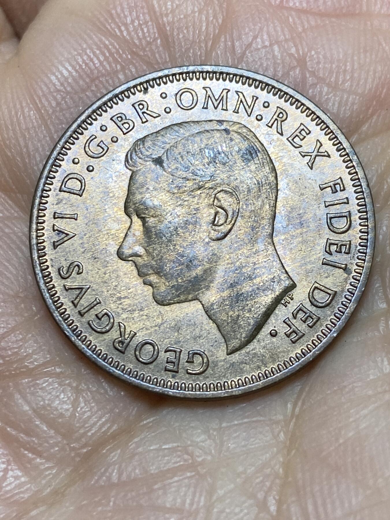 2026年第一场(总第一百七十场）外国好品散币场(免佣金) 好品–英国🇬🇧1952年半便士(乔治六世逝世年，第二版关门年)