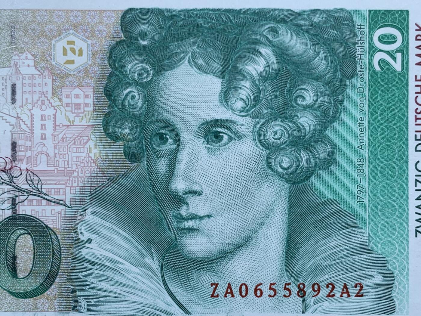 《竞宝斋》第453场 周日，周一 2场连拍 （全场包邮，欢迎送拍） PMG 66EPQ 德国 1993年20马克 补号