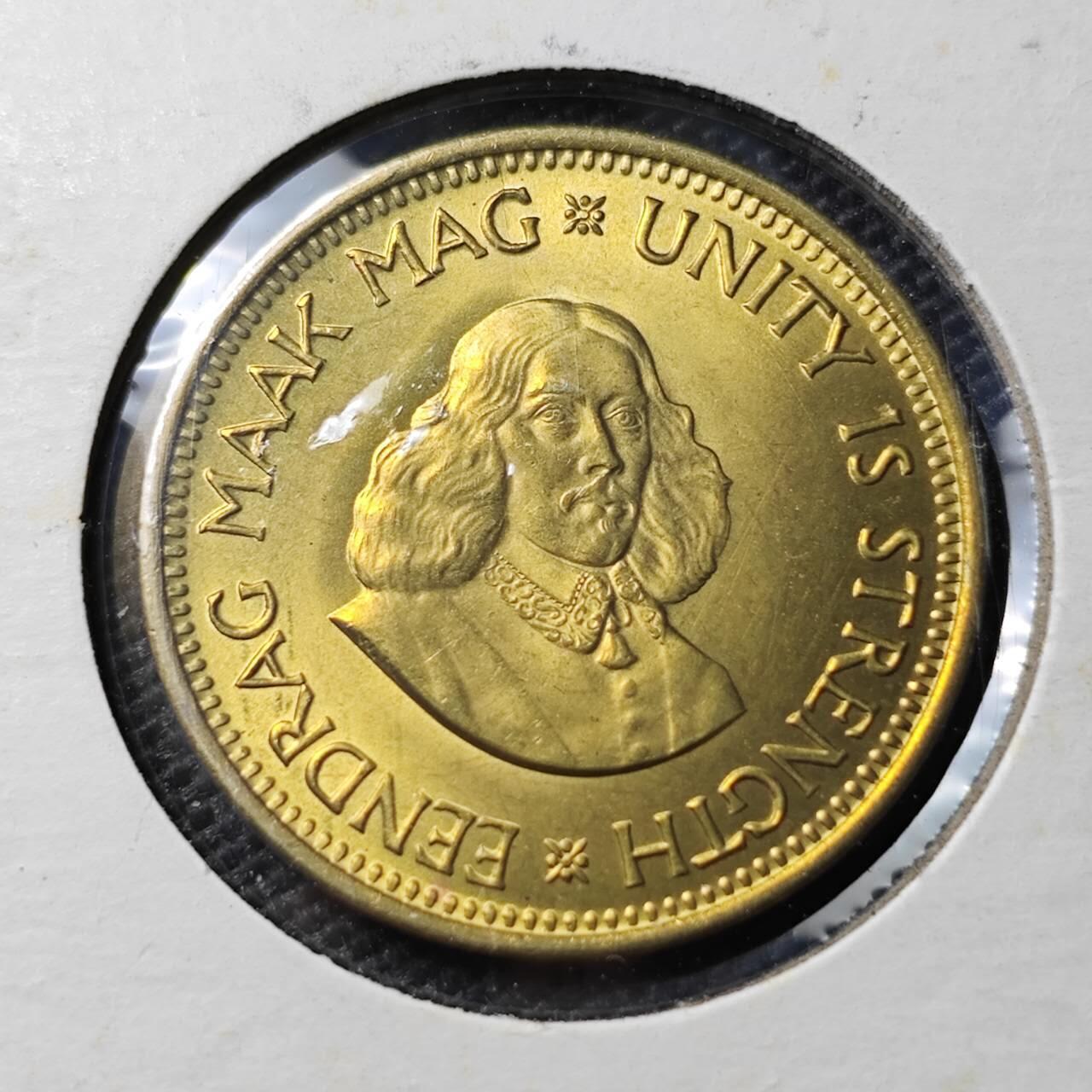 KK钱币收藏小铺 《套币 好品/批量散币专场》  2月预留时间 周末发货  1964南非1/2分铜币 好品