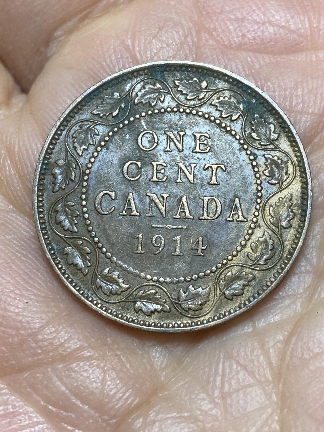 2026年第一场(总第一百七十场）外国好品散币场(免佣金) 好品–加拿大🇨🇦1914年1分(乔治五世第二版)