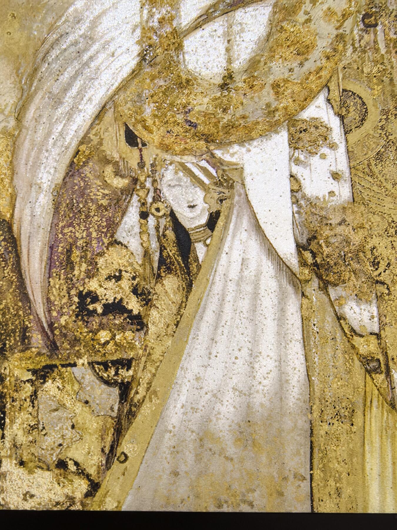 丫丫卡拍--跨年特档*满赠妲己特卡，本场包含之前流拍品（12月31日22点截拍） 【天野喜孝】最终幻想之父全球限量75幅（丝网+金箔）亲签版画-含收藏证书 金色主题非常高级，细节拉满