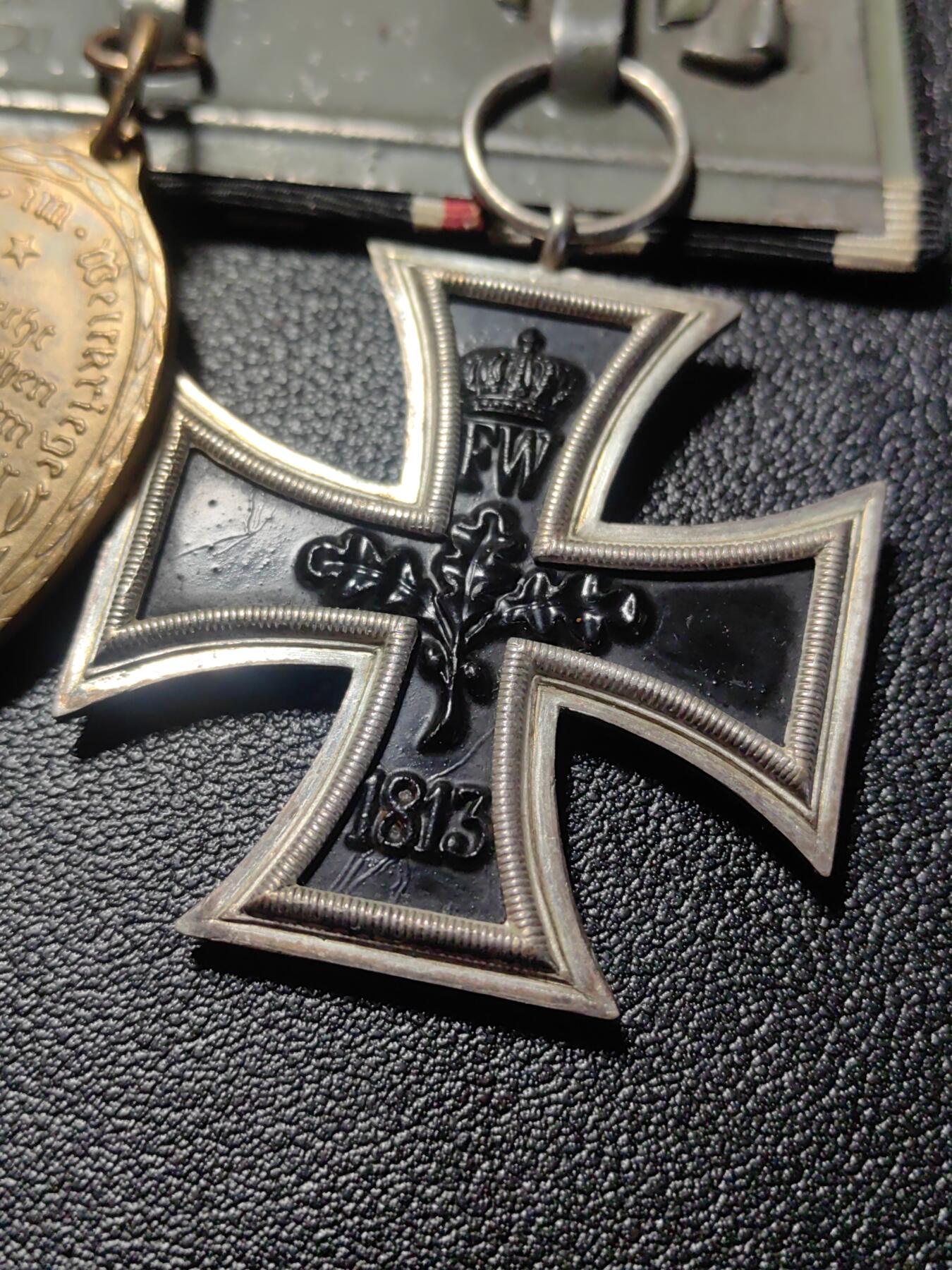 靖甫拍卖新拍第一场 帝德一战勋章奖章联排 ek2 基夫泽霍伊纪念章