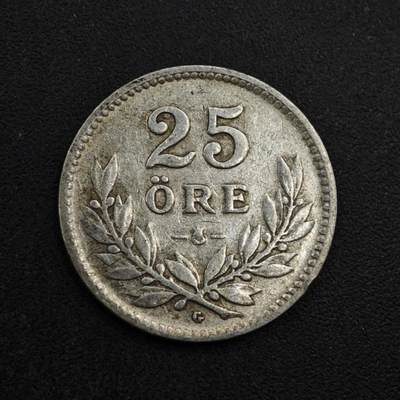 【淘币小摊】实时拍第八百三十七拍   散币银币场   满百包邮可预留二周 每周一统一发货   - 瑞典1930年25欧尔银币