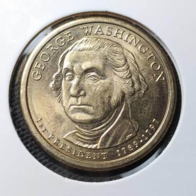 KK钱币收藏小铺 《套币 好品/批量散币专场》  2月预留时间 周末发货 -    美国总统纪念币1元 好品