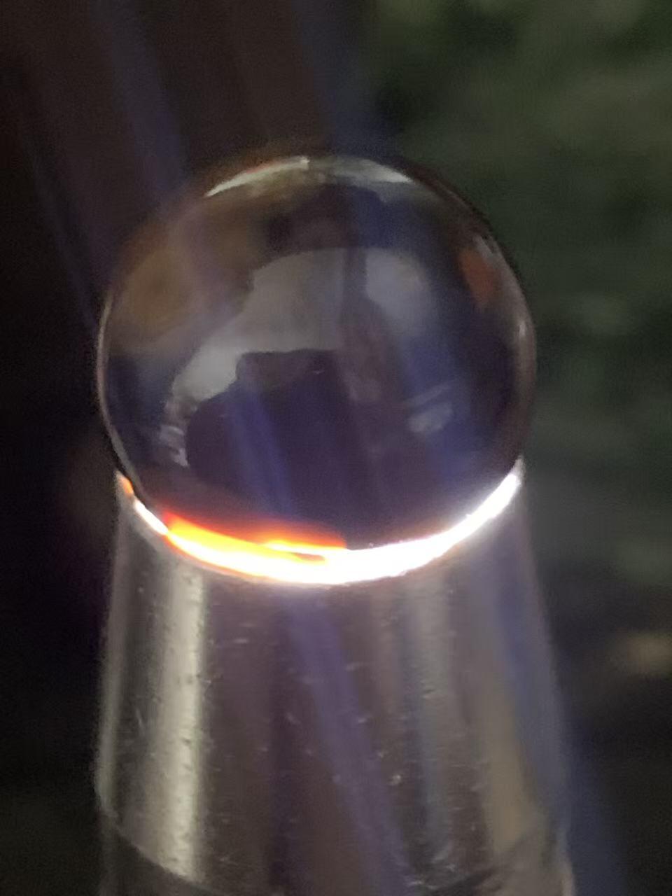 精美8字天眼纹战国红玛瑙手工俏色巧雕太极阴阳鱼圆珠一颗