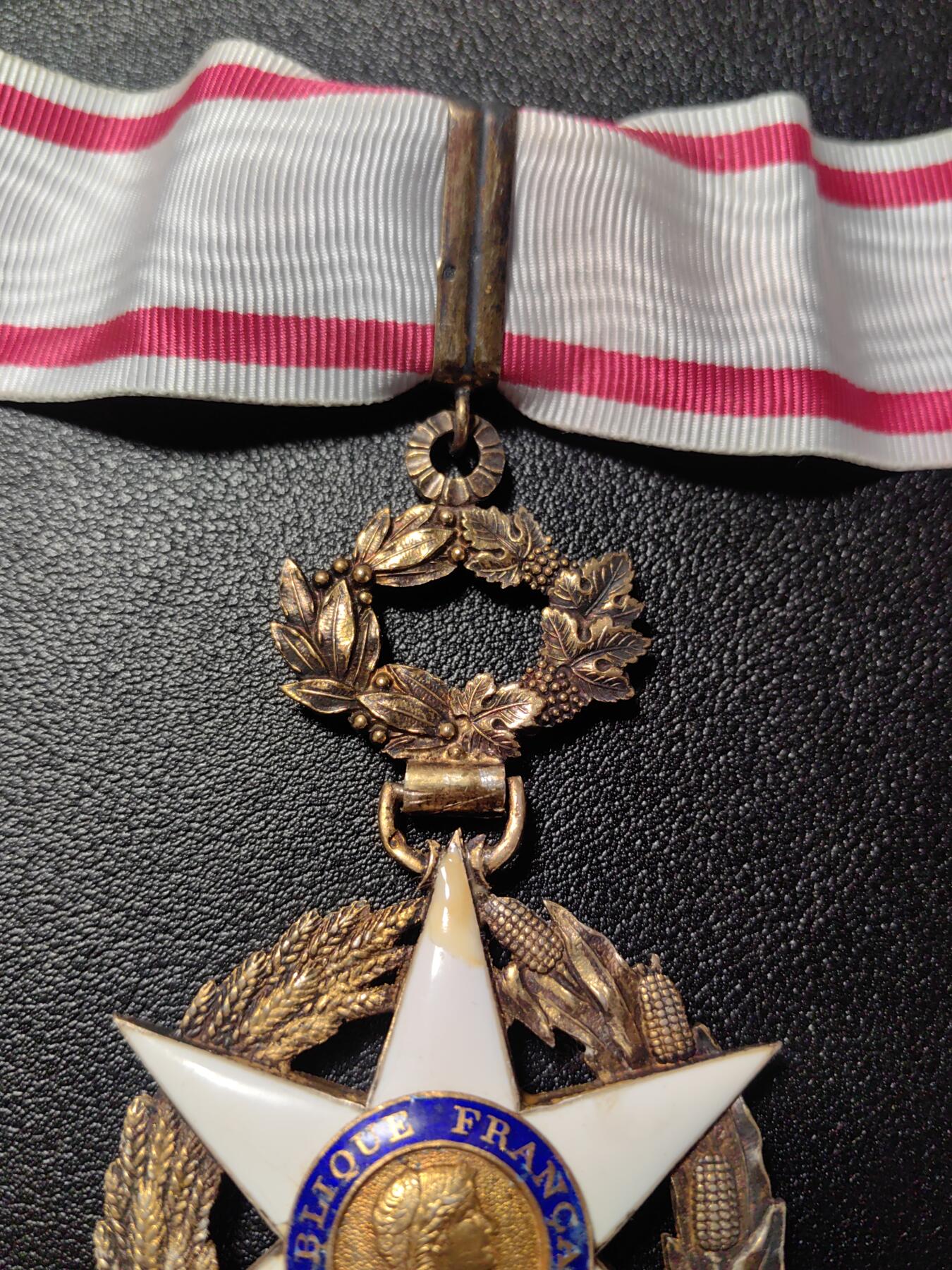 靖甫拍卖新拍第一场 法国指挥官级农业功勋勋章 