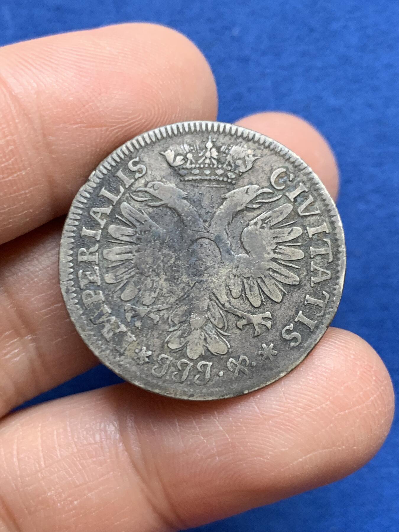 《竞宝斋》第453场 周日，周一 2场连拍 （全场包邮，欢迎送拍） 德国1729年吕贝克8先令银币