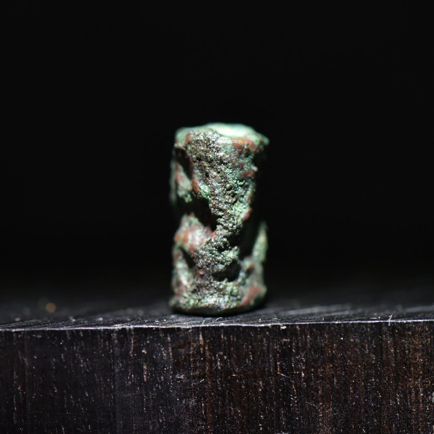 【良泉】第45期【直播场】1月15日晚19.30点开拍！ 208组，西方古代钱币、丝路古珠杂项专场 公元前一千纪【巴克特里亚-马尔基亚纳】青铜滚印