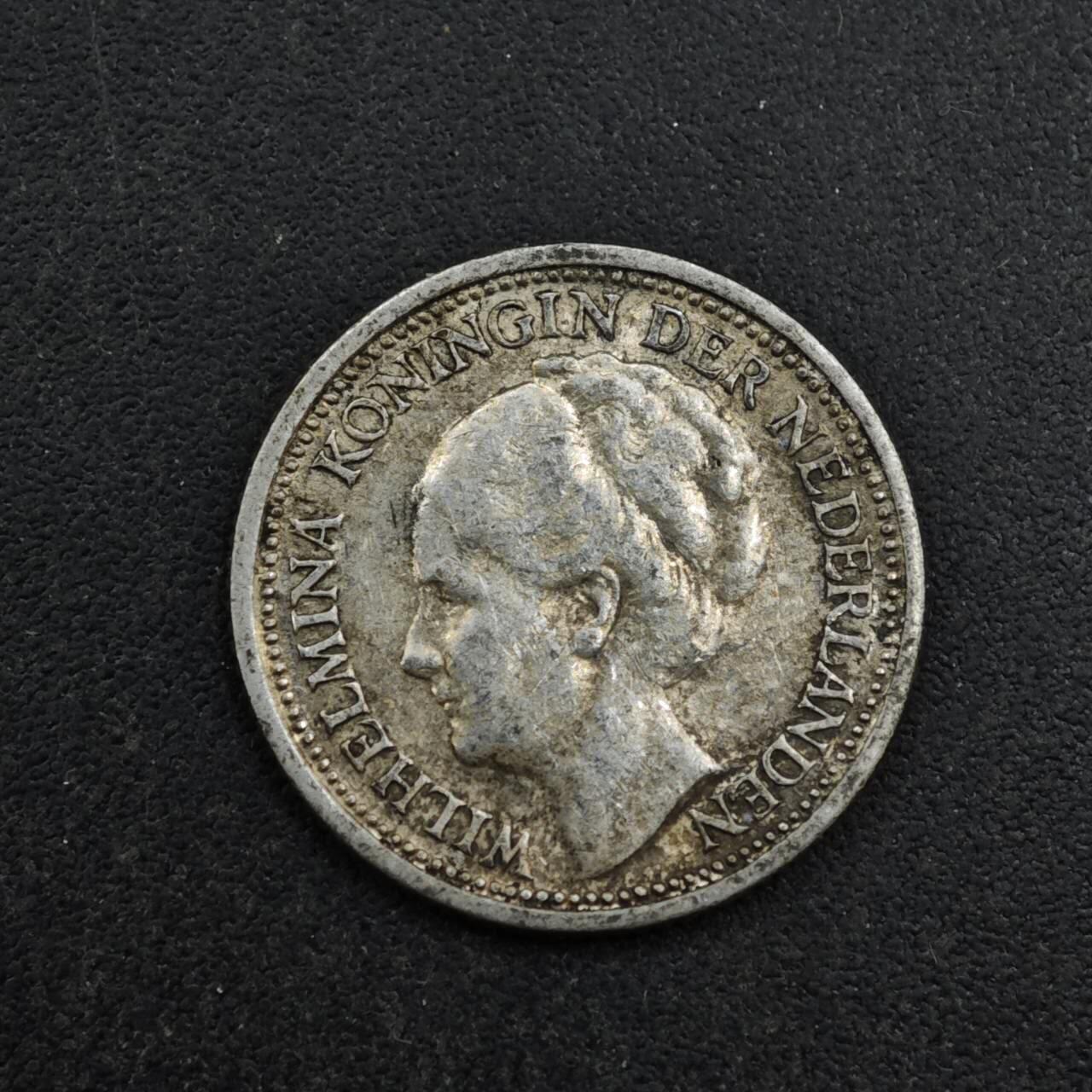 【淘币小摊】实时拍第八百三十七拍   散币银币场   满百包邮可预留二周 每周一统一发货   荷兰1938年10分银币