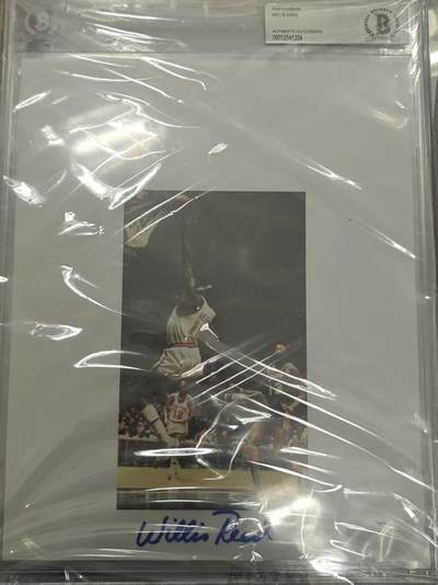 寸草不生拍卖 第十七期  - 2020年 leaf系列 威利斯里德 签名 bas认证