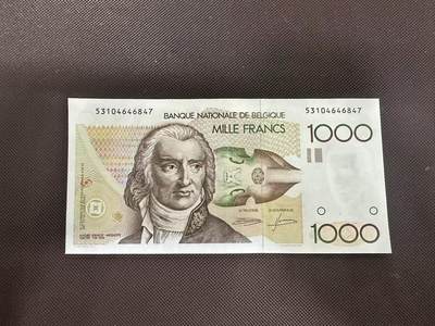 喜羊羊钱币收藏2025第11期(流通品相场) - 比利时	P-144 1980-96年1000法郎	品相如图				53104646847			