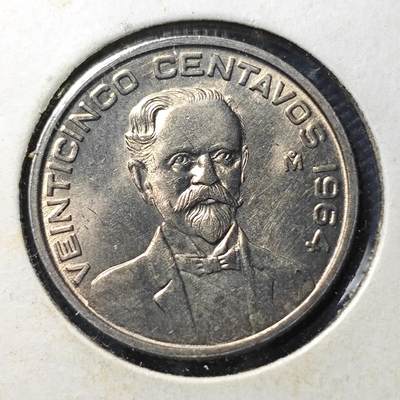 KK钱币收藏小铺 《套币 好品/批量散币专场》  2月预留时间 周末发货 -  1964墨西哥25分 好品