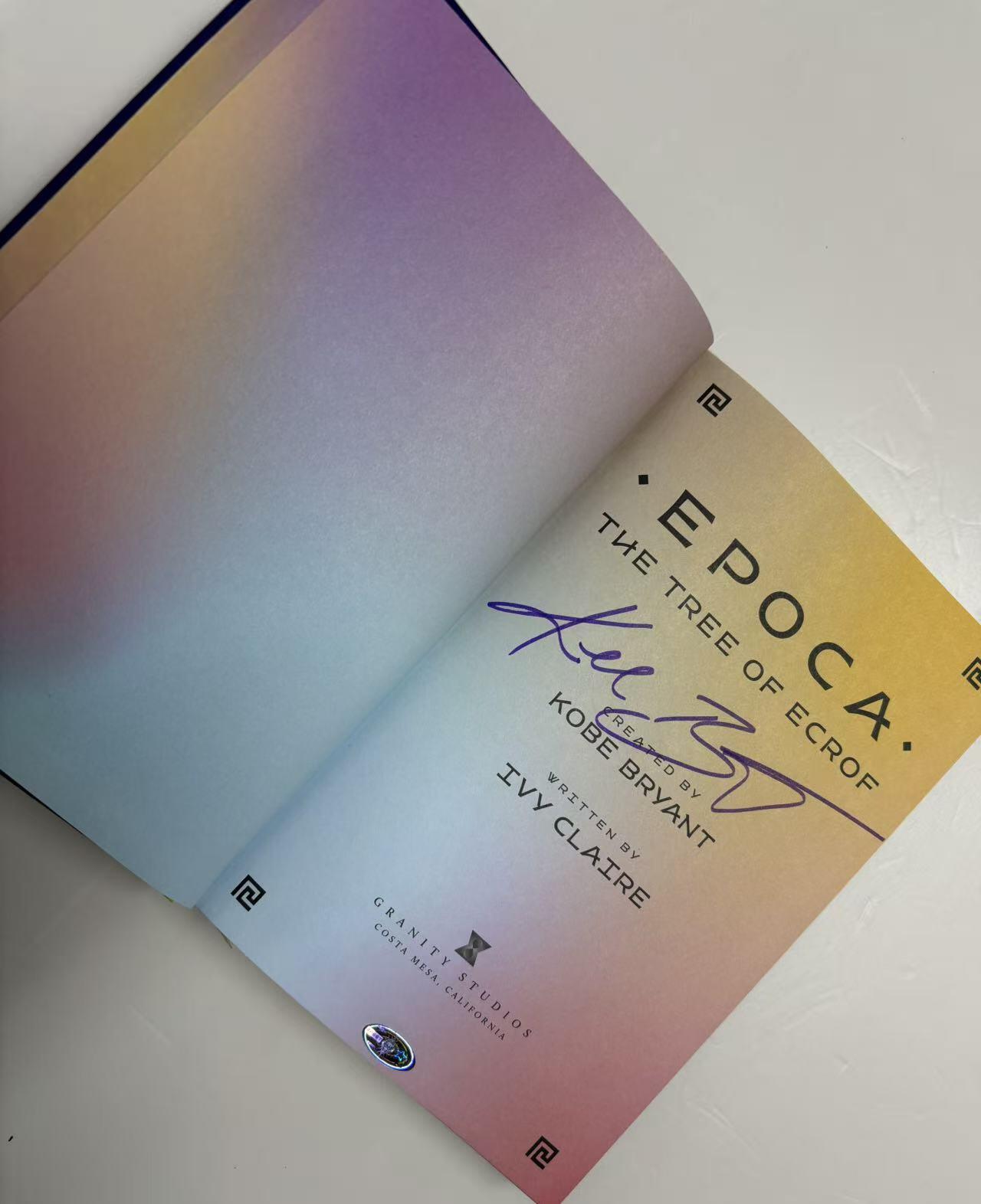 零元拍：科比·布莱恩特亲笔签名《伊波卡：埃克罗夫之树》