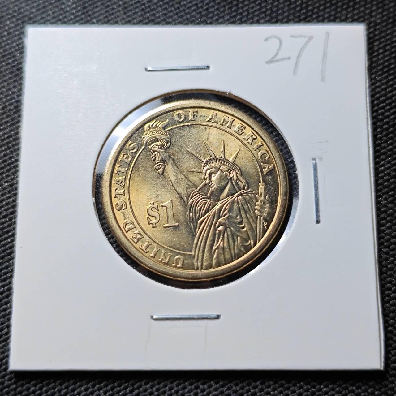 KK钱币收藏小铺 《套币 好品/批量散币专场》  2月预留时间 周末发货  美国总统纪念币1元 好品