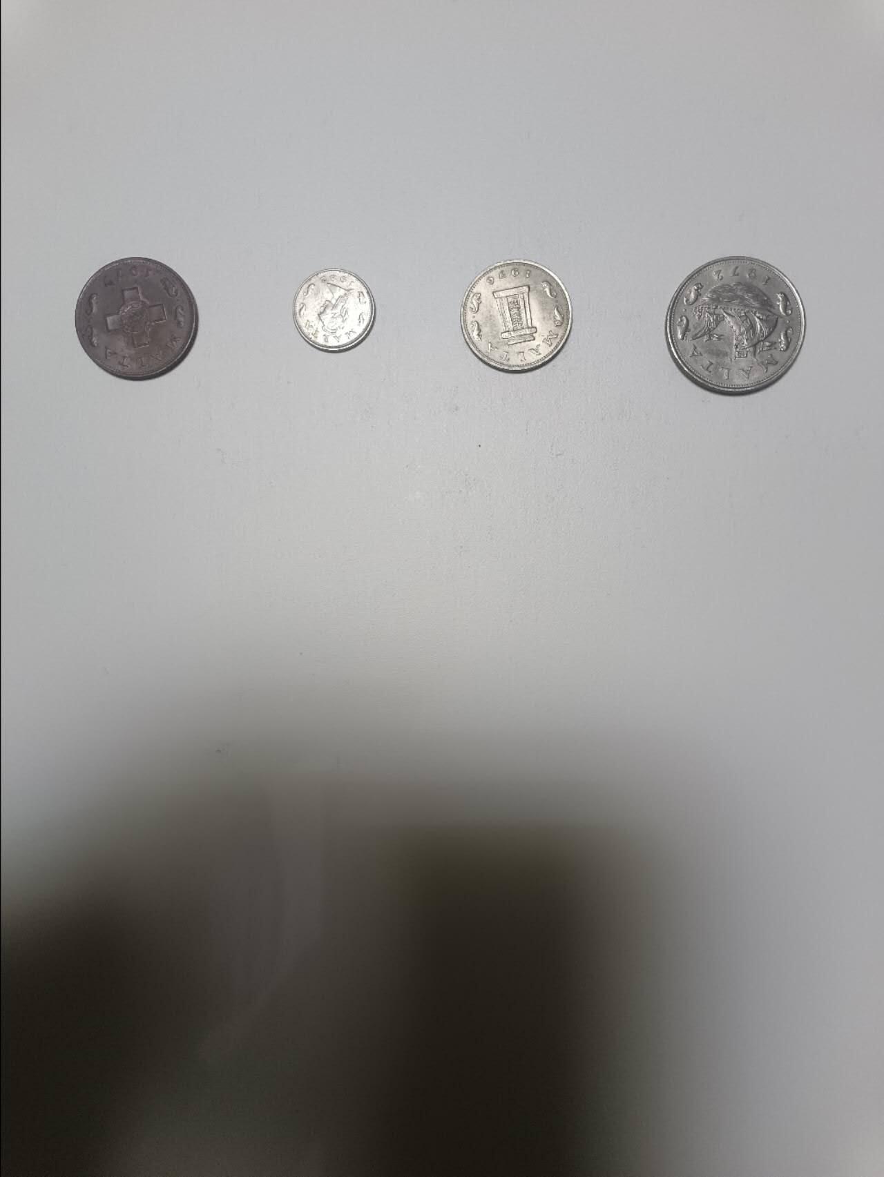 【20260101】非全新纸币和硬币第320场 马耳他早期4枚硬币