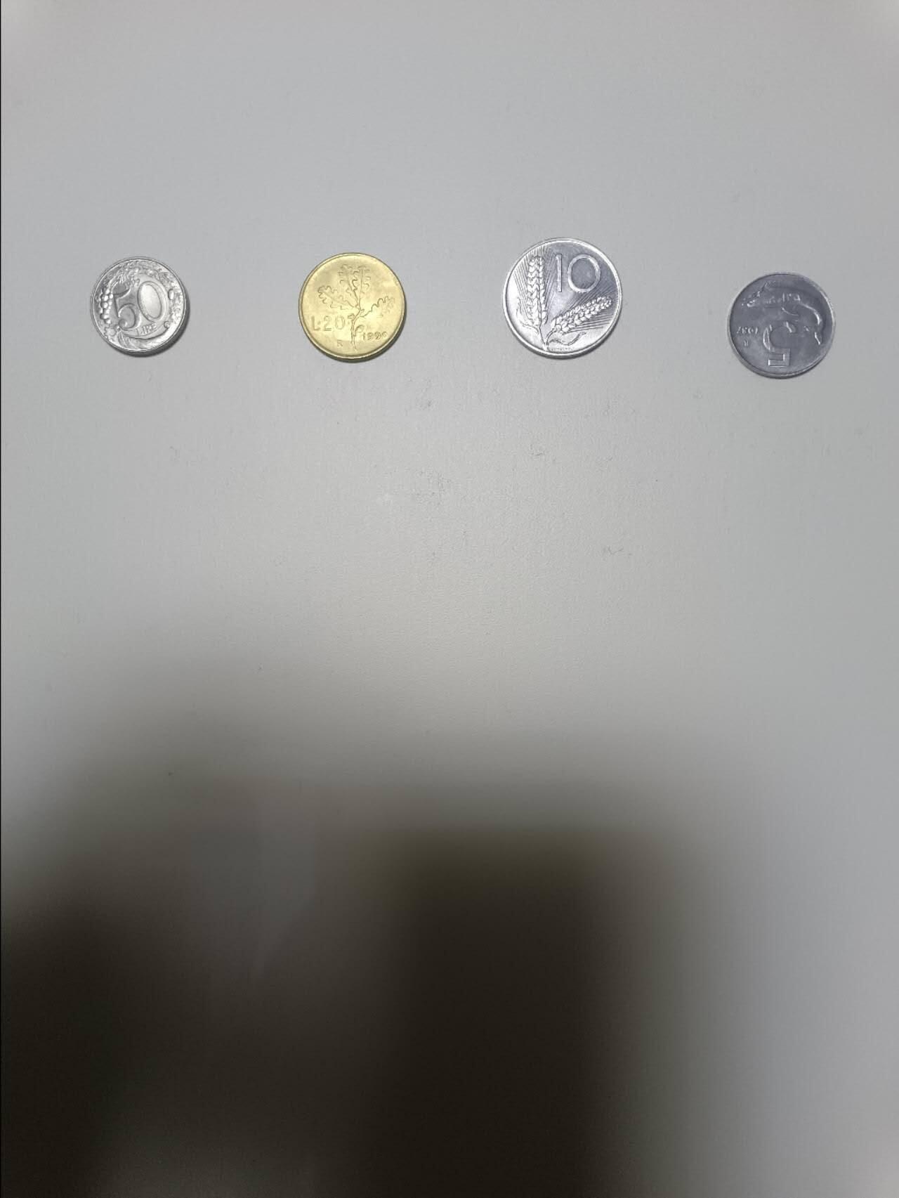 【20260101】非全新纸币和硬币第320场 意大利4枚硬币