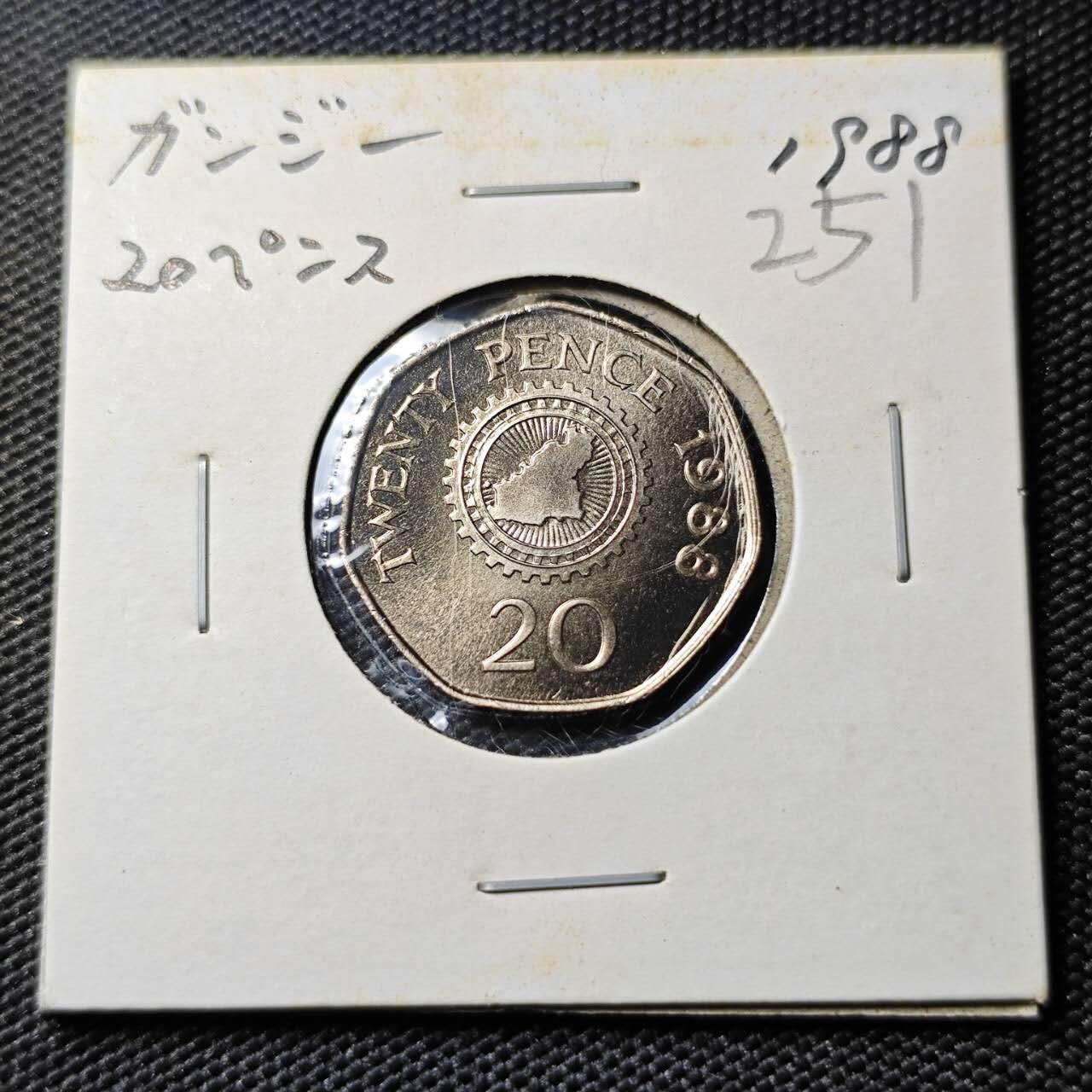 KK钱币收藏小铺 《套币 好品/批量散币专场》  2月预留时间 周末发货   1988泽西20便士 好品